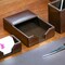 Dacasso Dark Brown Bonded Leather 4" x 6" Memo Holder AG-3609 - alternate 5